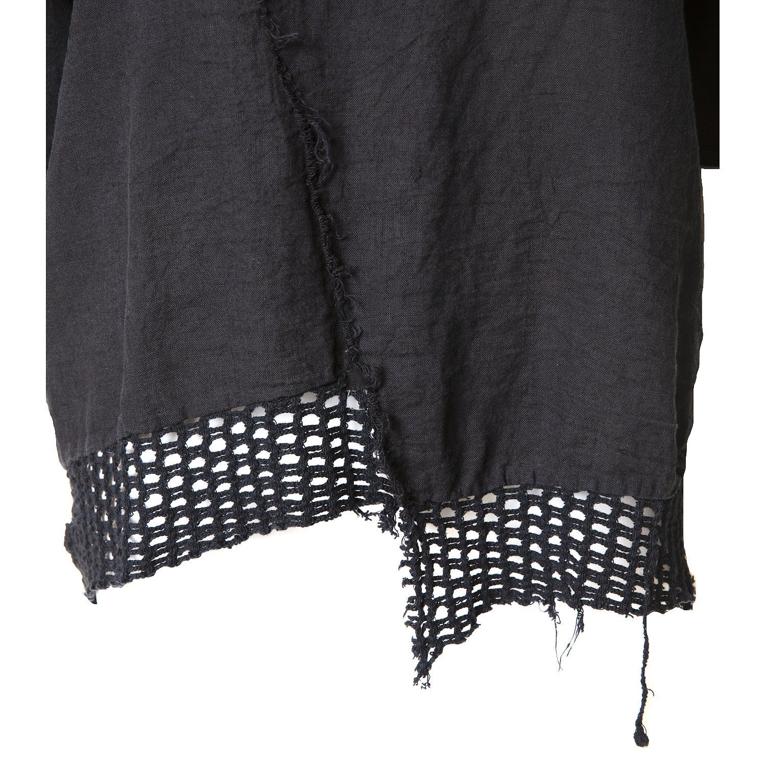 Camiseta Asimétrica con Rejilla - Crazyinlove
