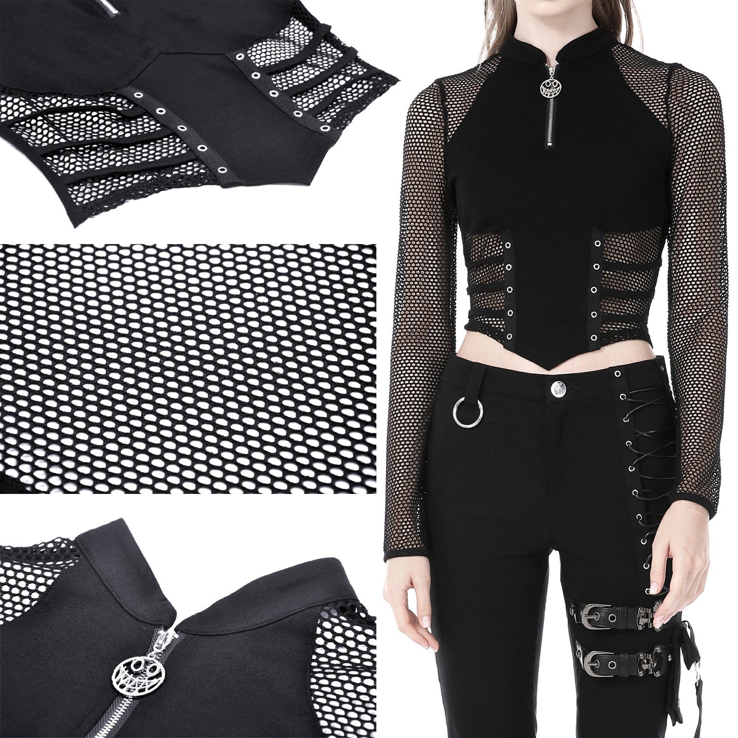 Camiseta con Rejilla - Crazyinlove