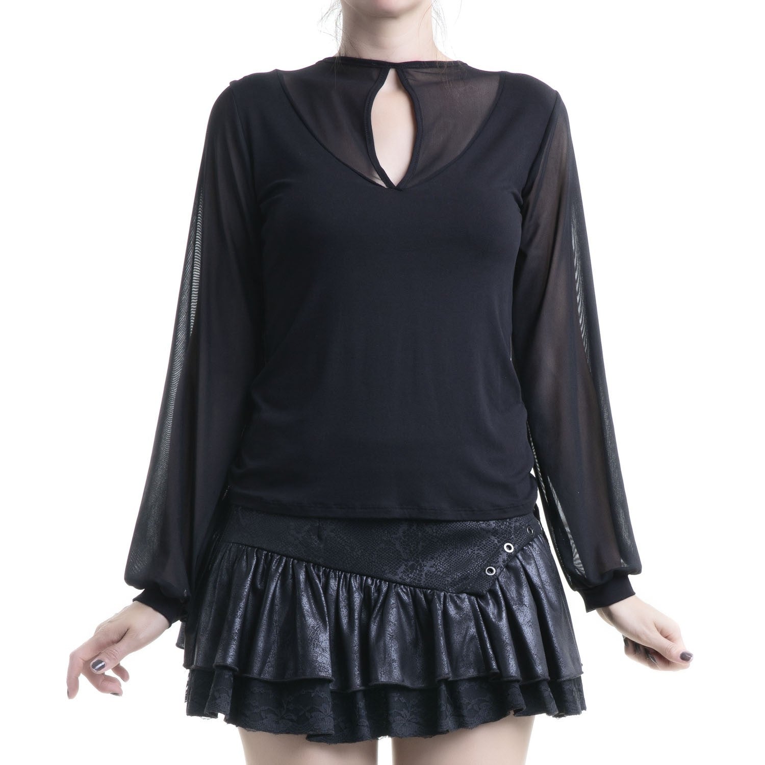 Camiseta con Tul y Cruzado - Crazyinlove