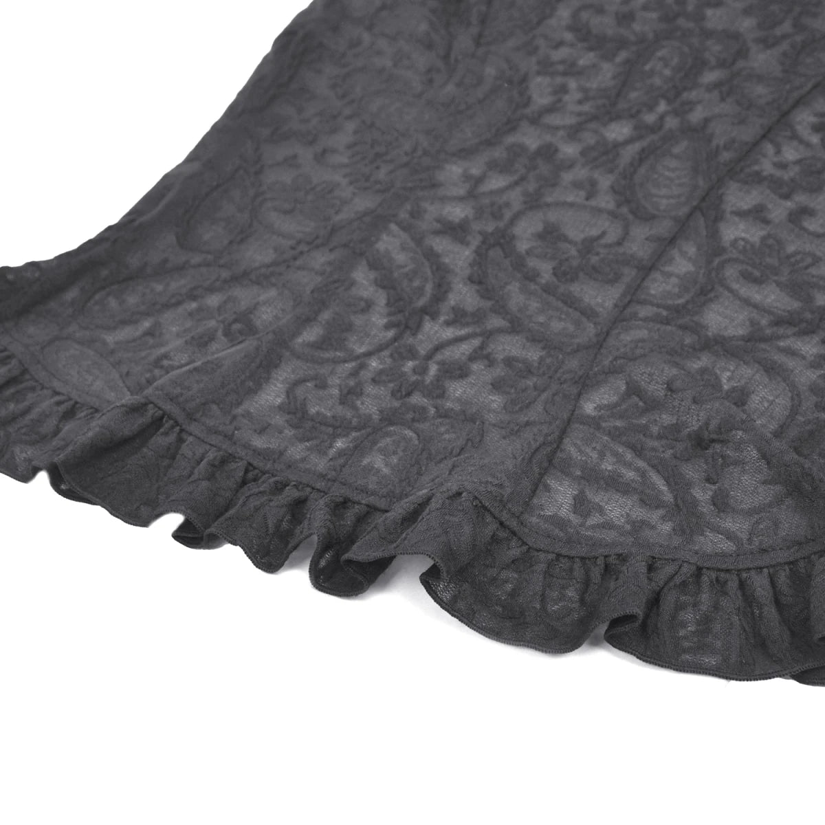 Camiseta de Encaje con Gargantilla y Botonadura - Crazyinlove