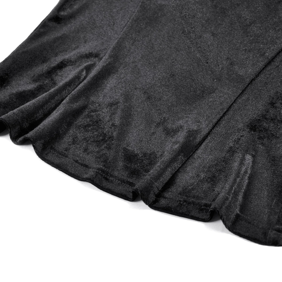 Camiseta de Terciopelo con Encaje y Mangas Bell - Crazyinlove