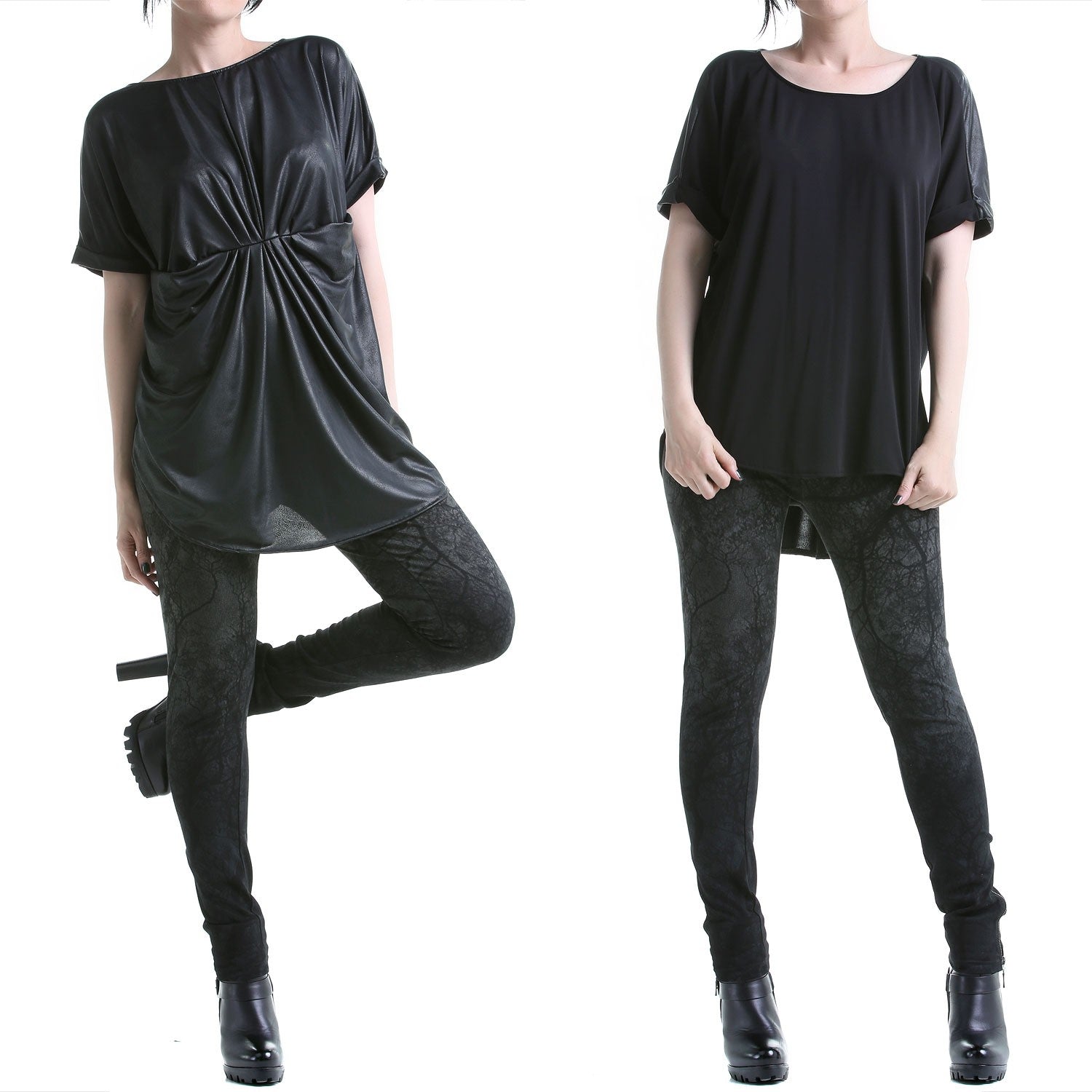 Camiseta Larga Negra - Crazyinlove