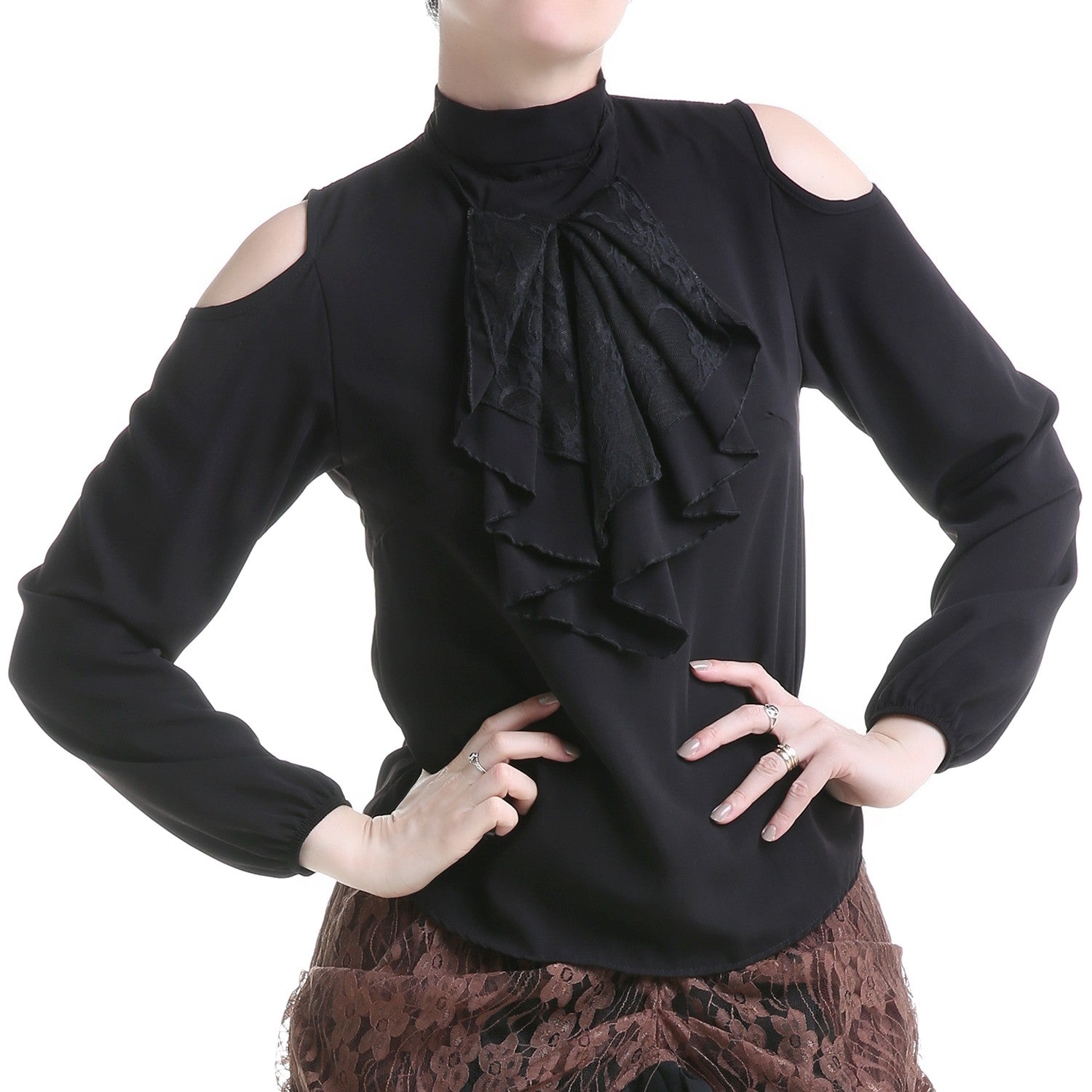 Camiseta Negra con Chorrera - Crazyinlove