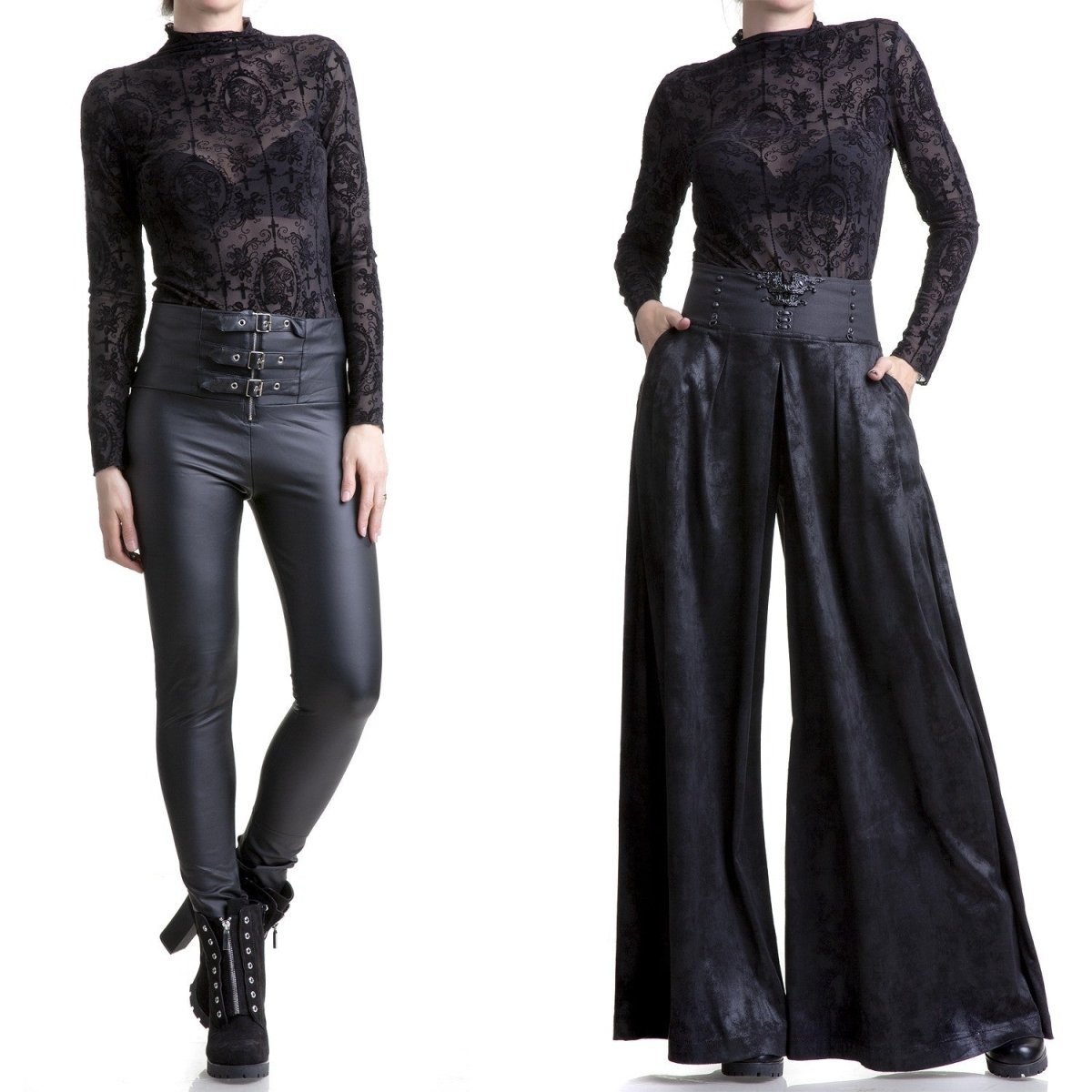 Camiseta Negra con Filigranas - Crazyinlove