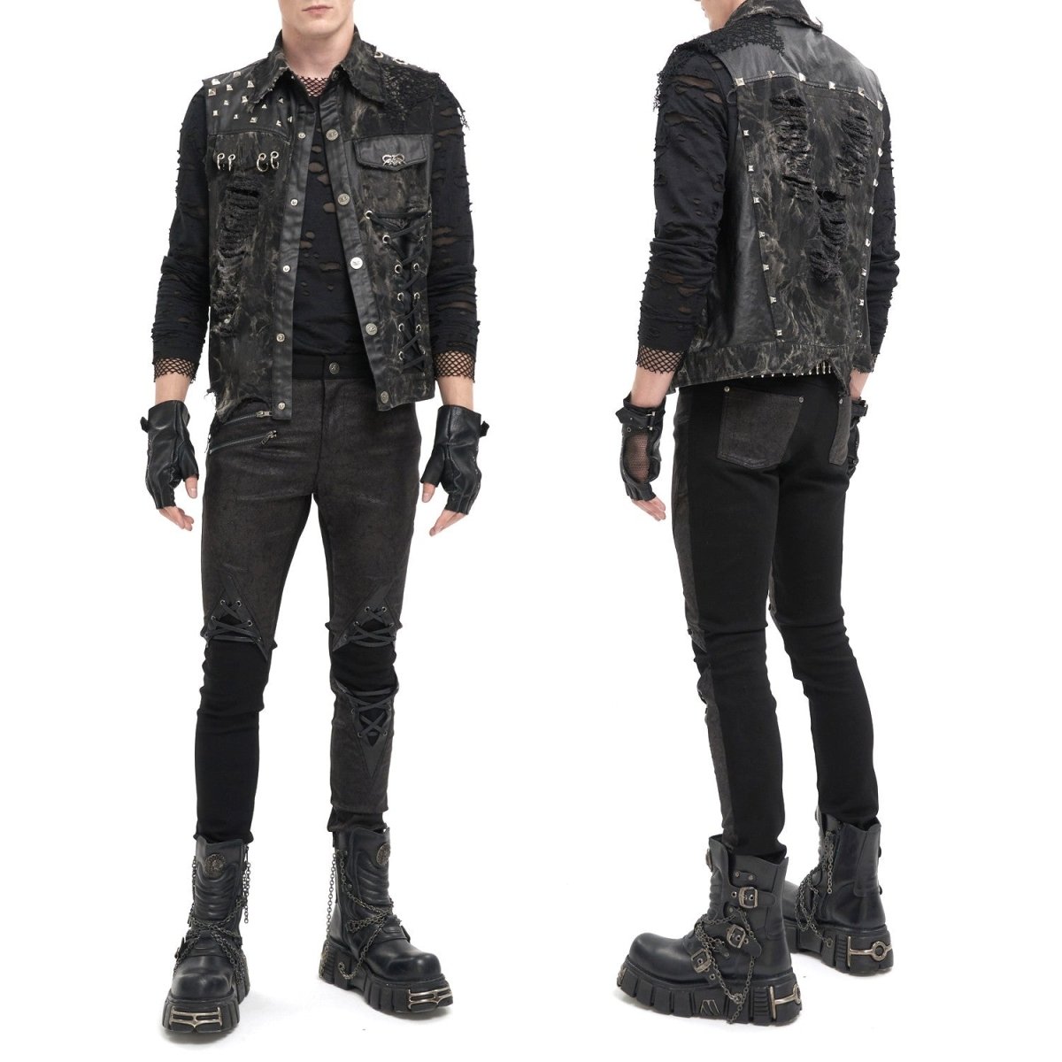 Chaleco Asimétrico para Hombre - Crazyinlove