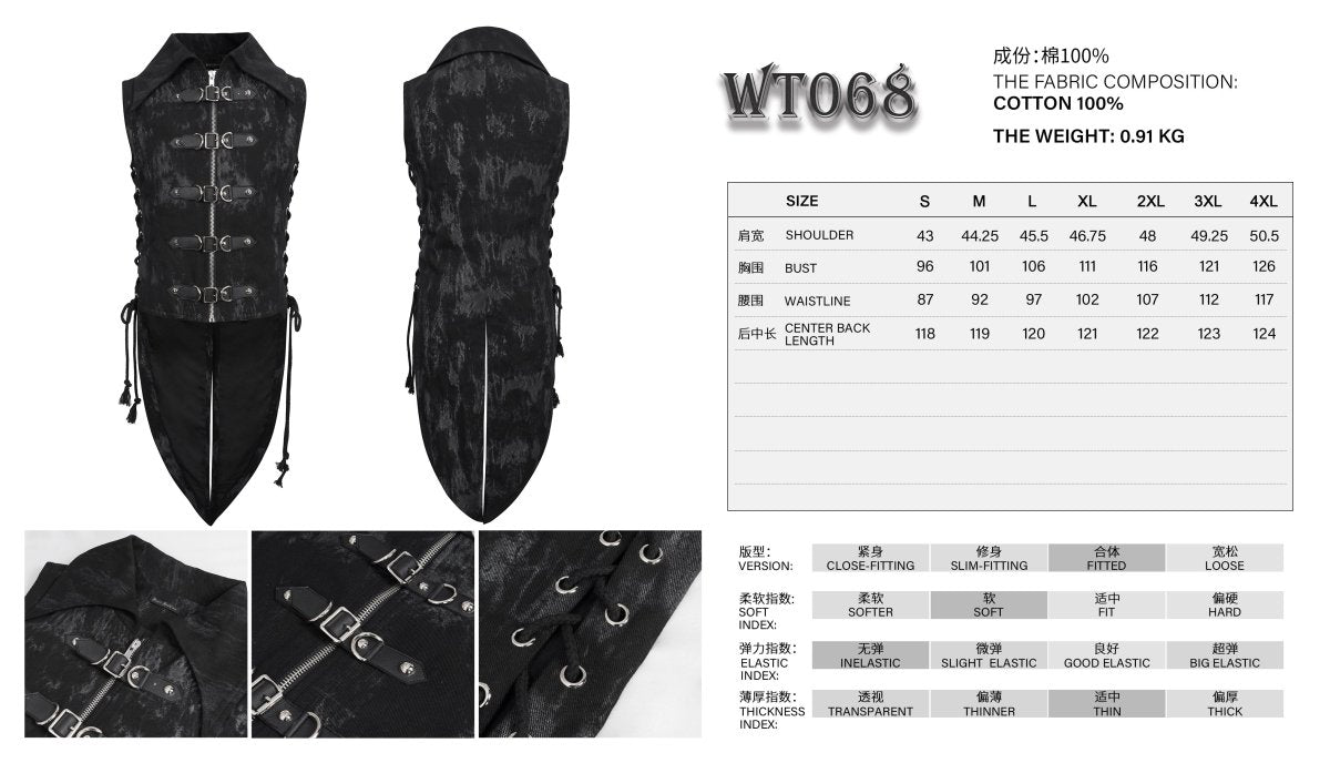 Chaleco con Cruzados para Hombre - Crazyinlove