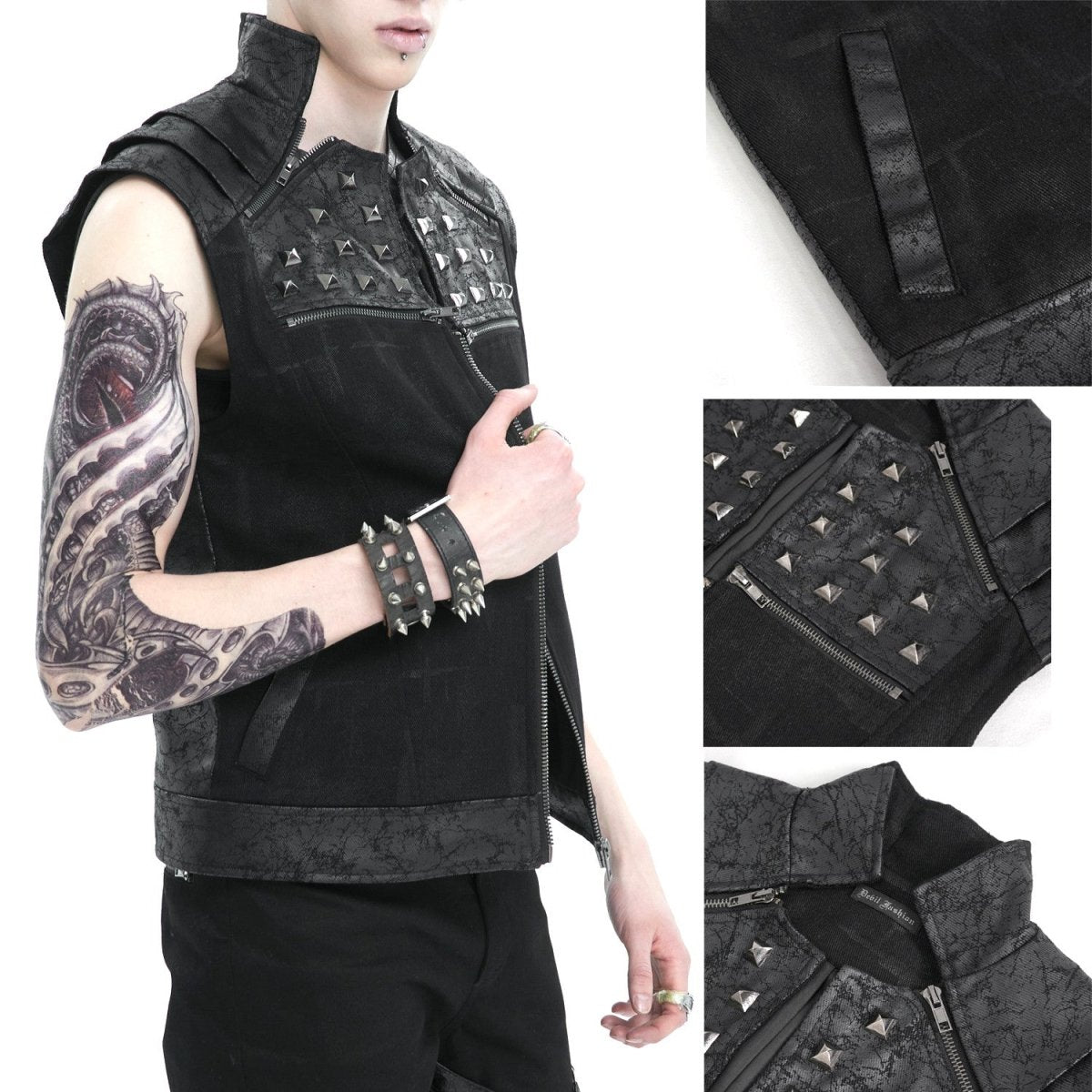 Chaleco con Tachuelas para Hombre - Crazyinlove