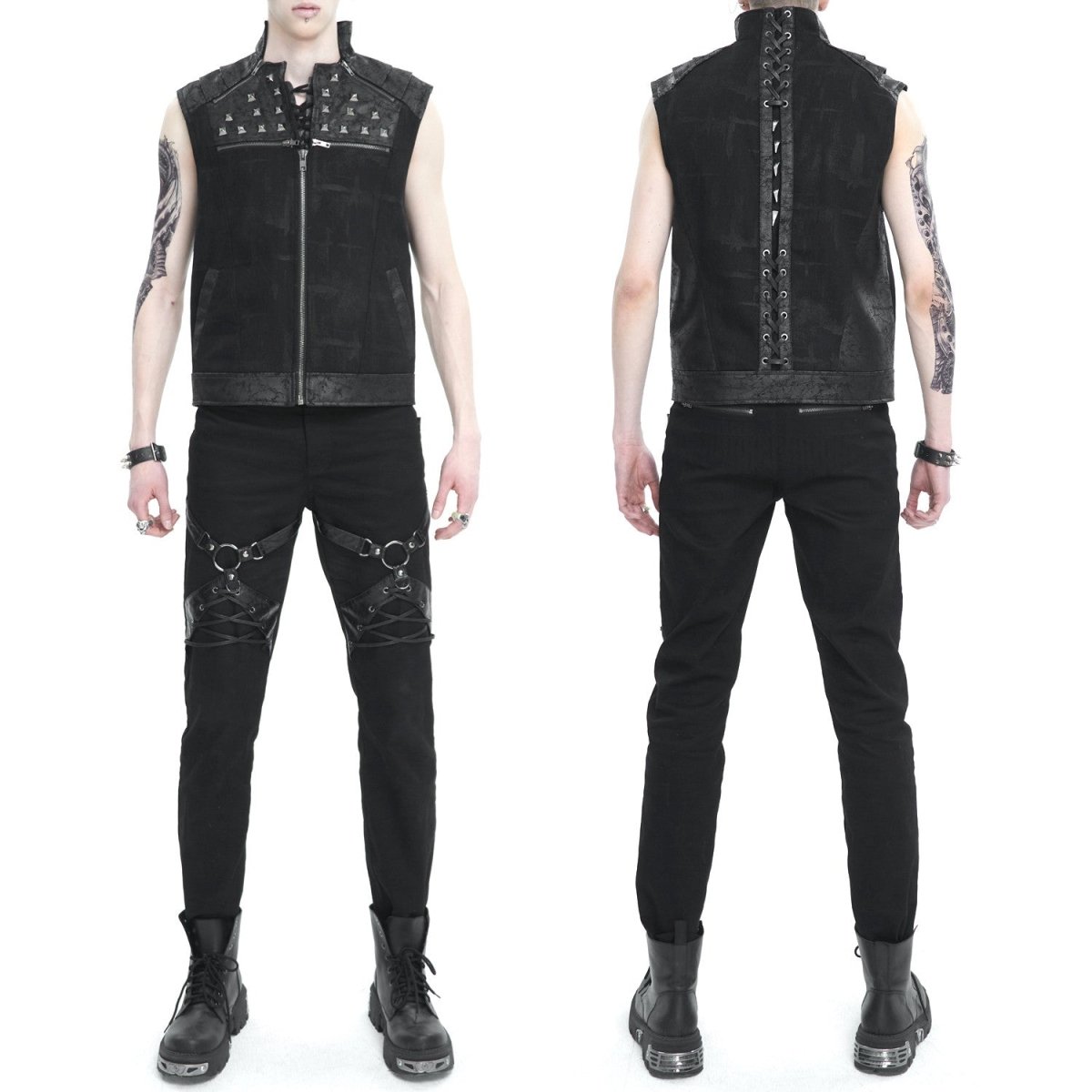 Chaleco con Tachuelas para Hombre - Crazyinlove