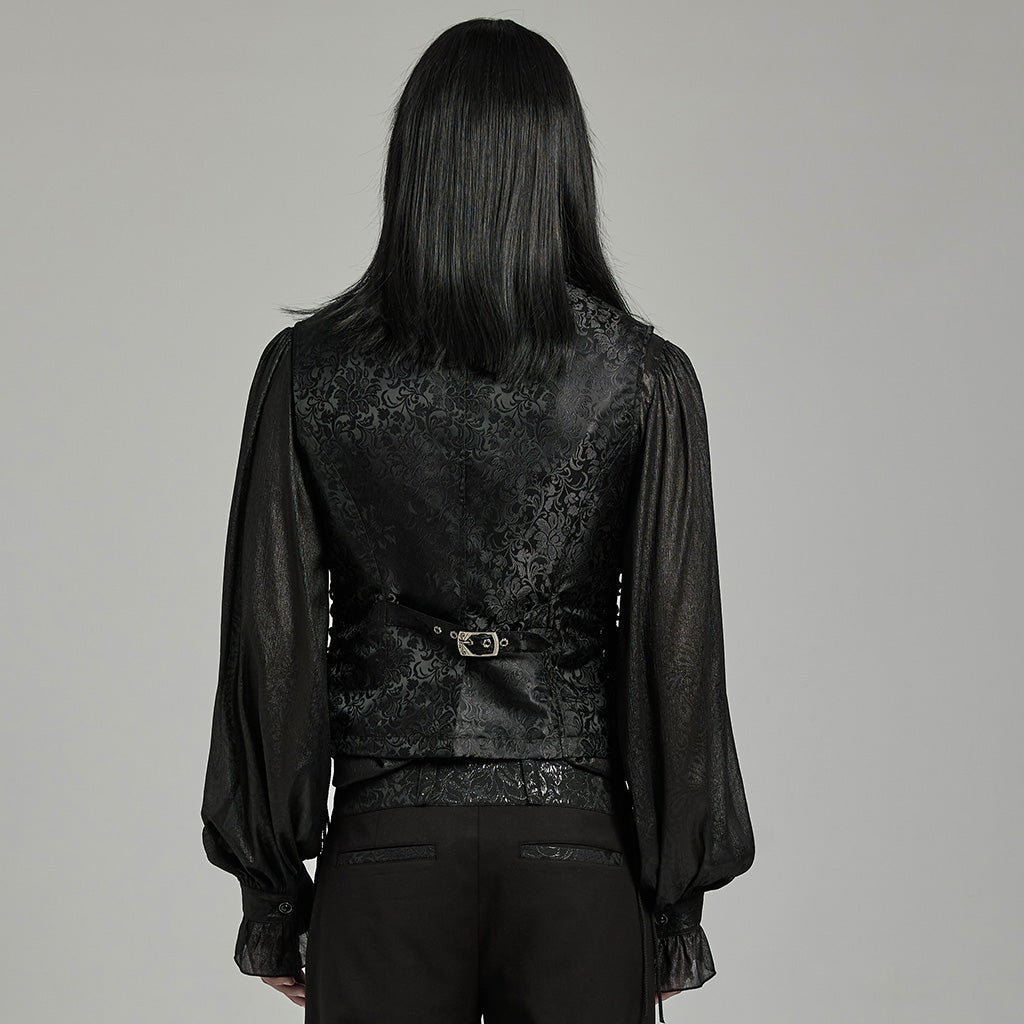 Chaleco Jacquard Rojo O Negro con Lazadas - Crazyinlove