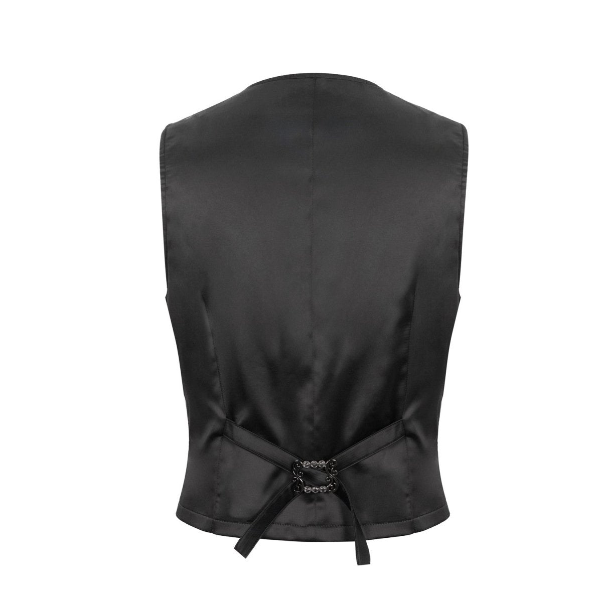 Chaleco Negro con Brocado para Hombre - Crazyinlove