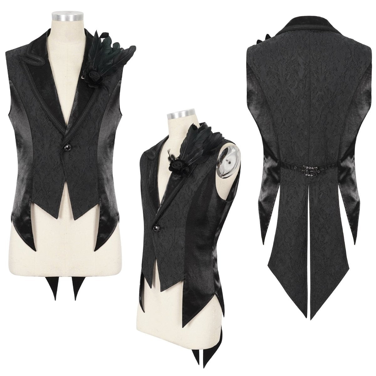 Chaleco Negro Elegante para Hombre - Crazyinlove