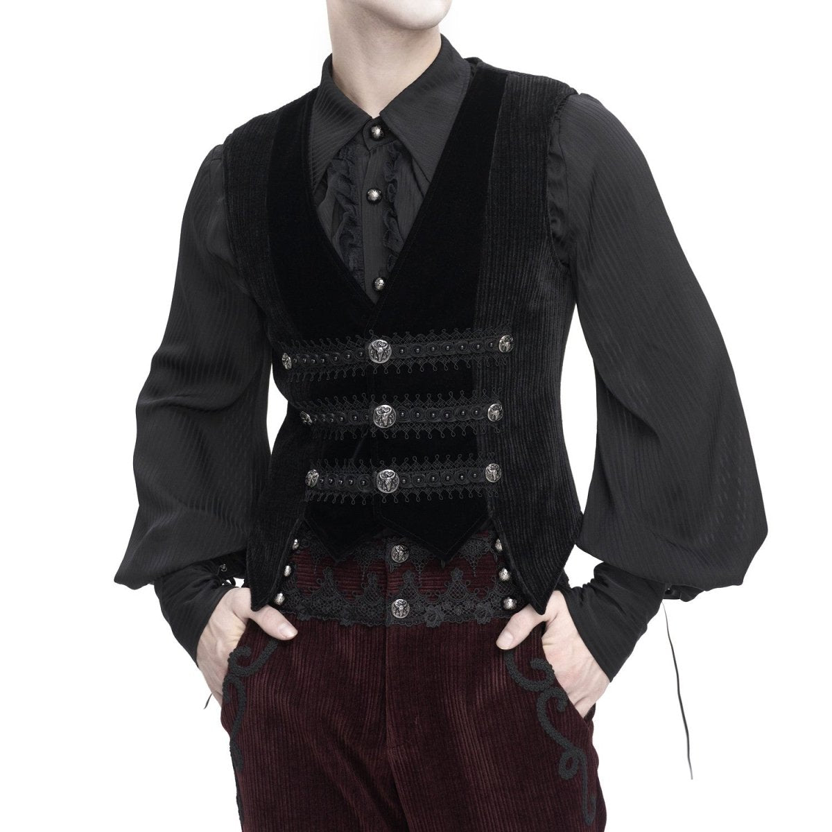 Chaleco Negro para Hombre - Crazyinlove