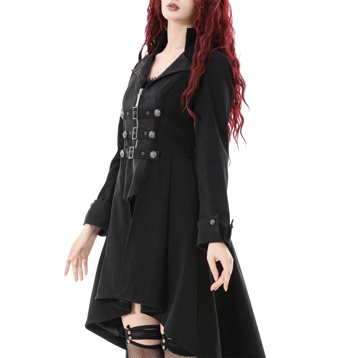 Chaqueta con Hebillas y Lazada Trasera - Crazyinlove