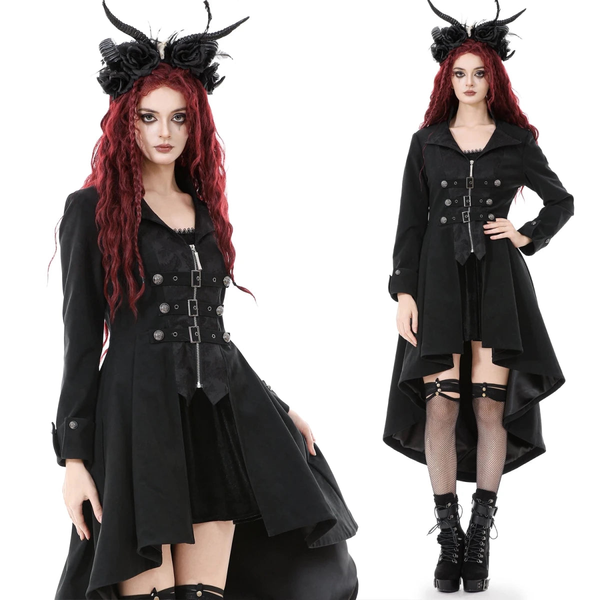 Chaqueta con Hebillas y Lazada Trasera - Crazyinlove