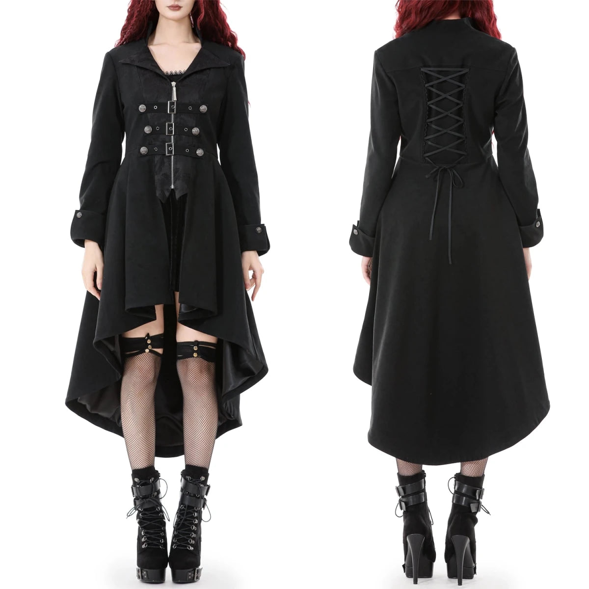 Chaqueta con Hebillas y Lazada Trasera - Crazyinlove