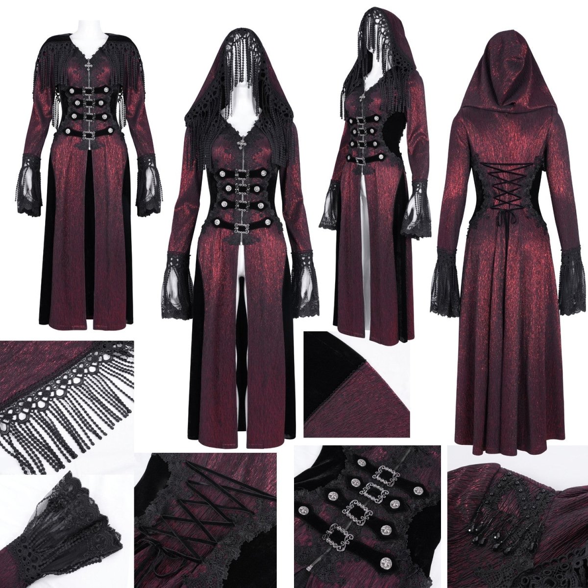 Chaqueta Roja con Flecos - Crazyinlove