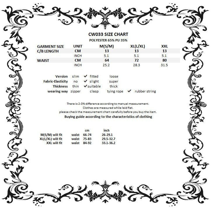 Cinturón Corsé de Polipiel y Encaje con Lazada Trasera - Crazyinlove