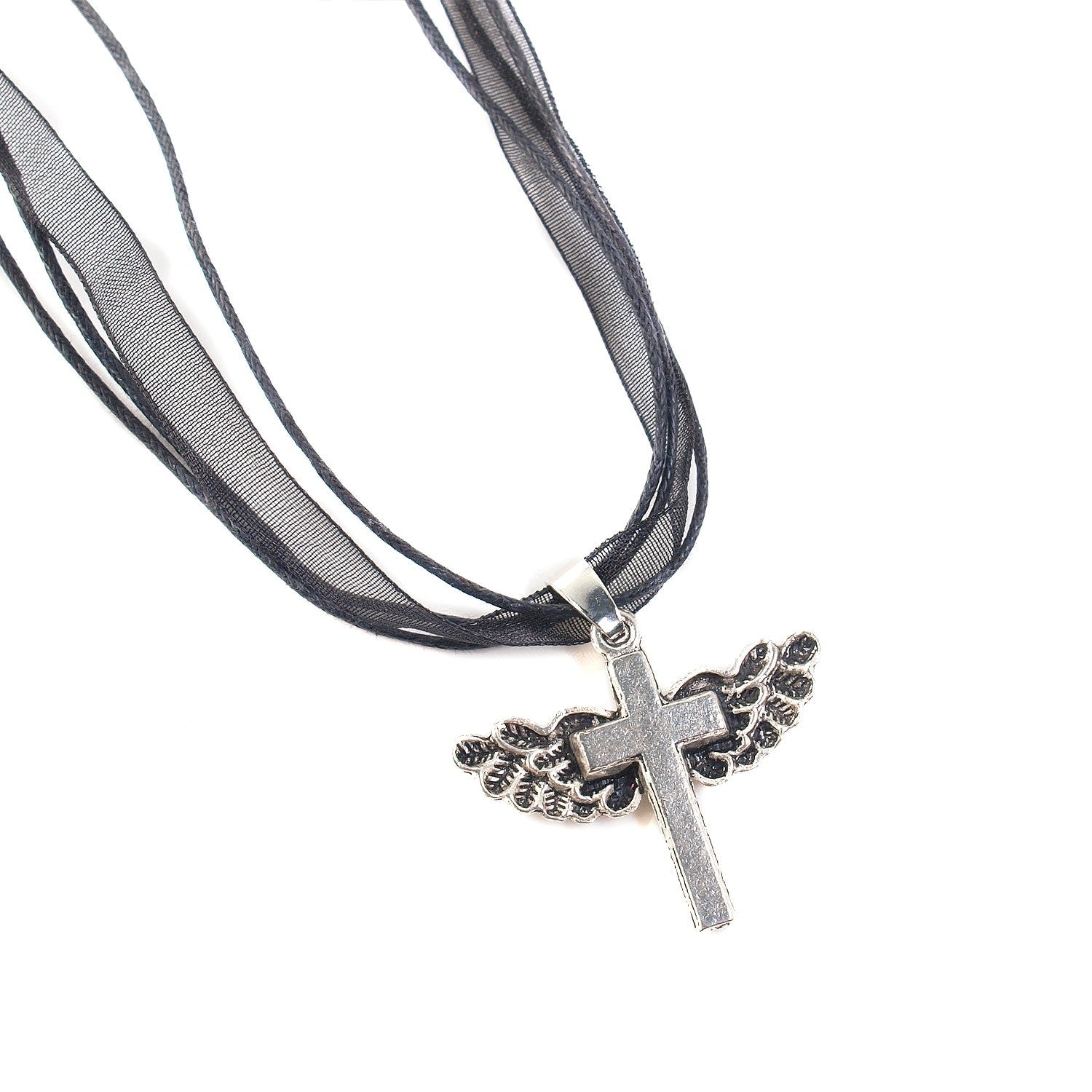 Collar con Cruz y Alas - Crazyinlove