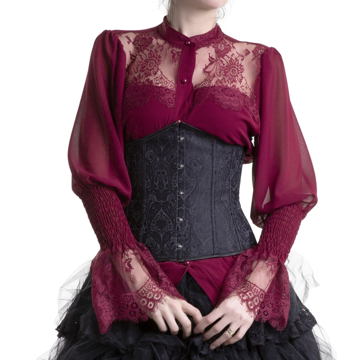 Corsé Bajo Pecho con Brocado - Crazyinlove