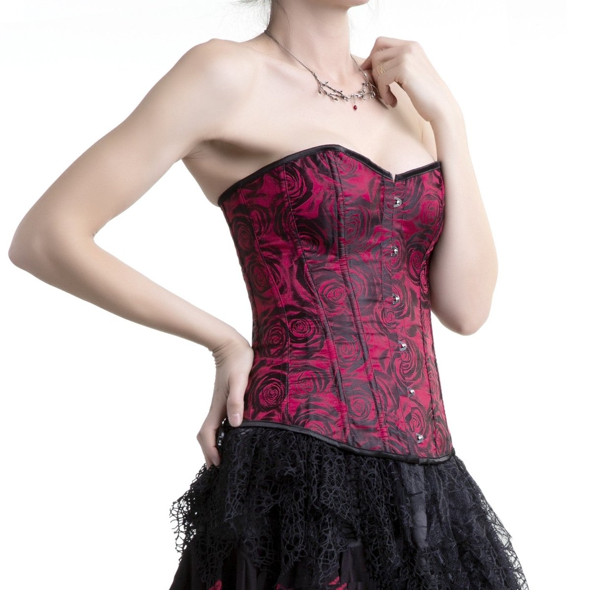 Corsé con Rosas Estampadas - Crazyinlove