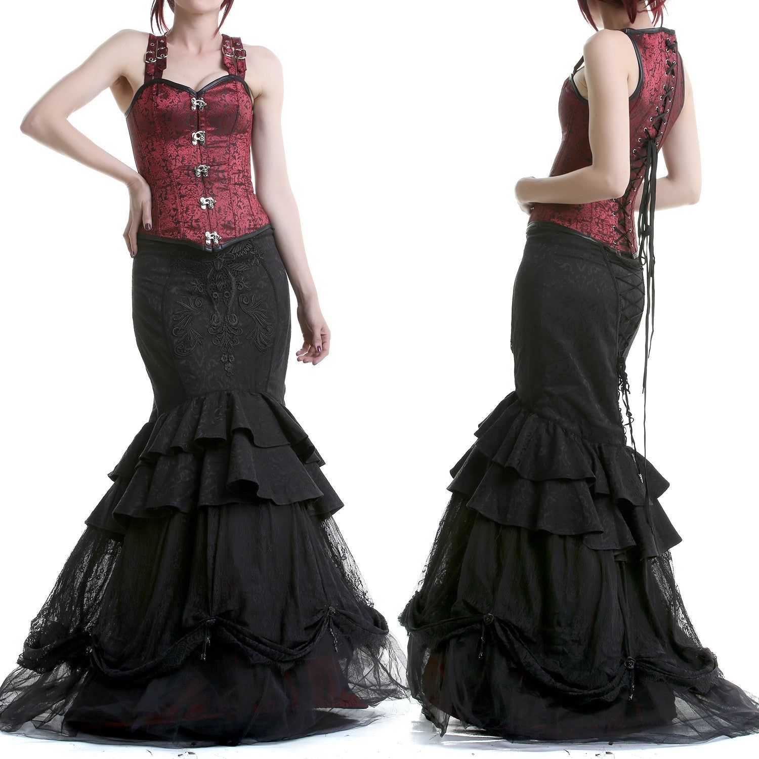 Corsé Rojo con Tirantes - Crazyinlove