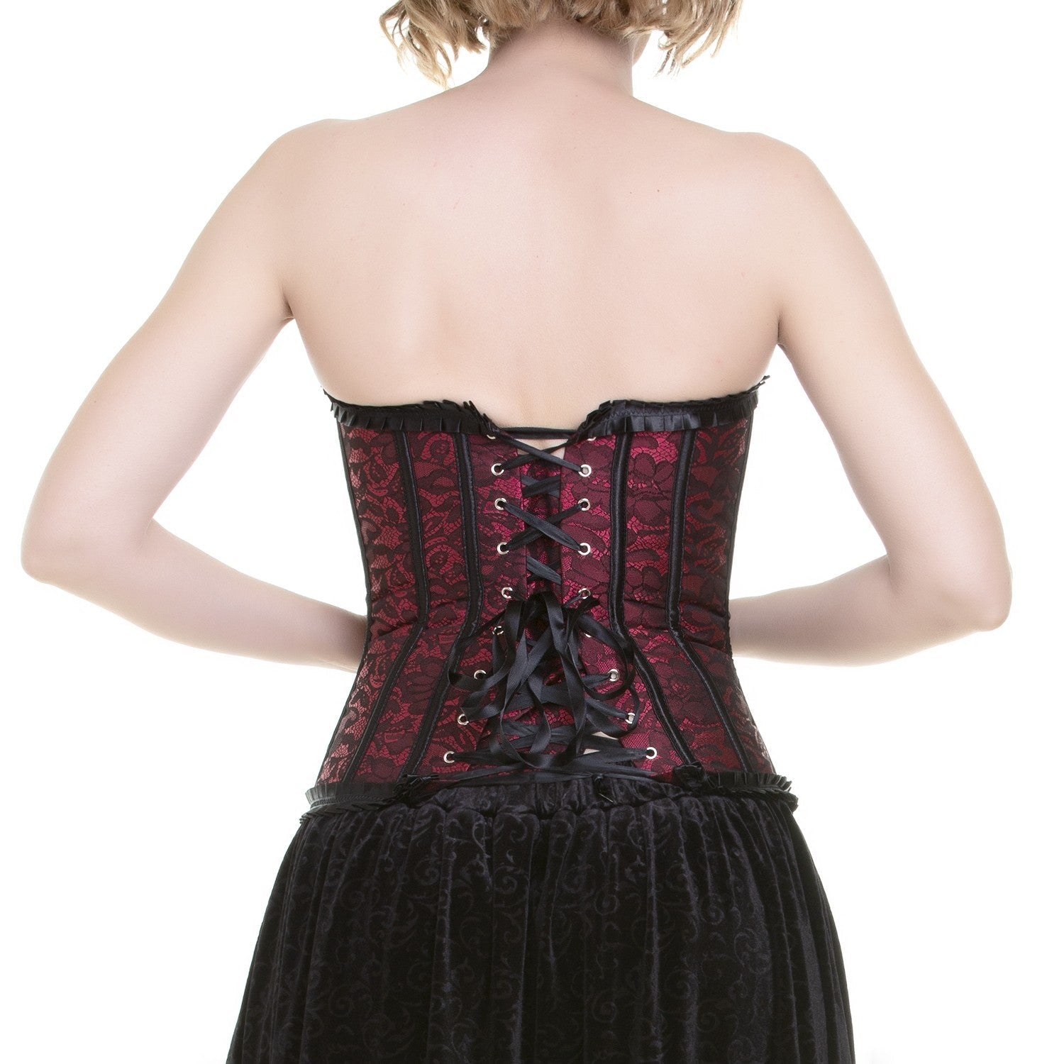 Corsé Rojo y Negro - Crazyinlove