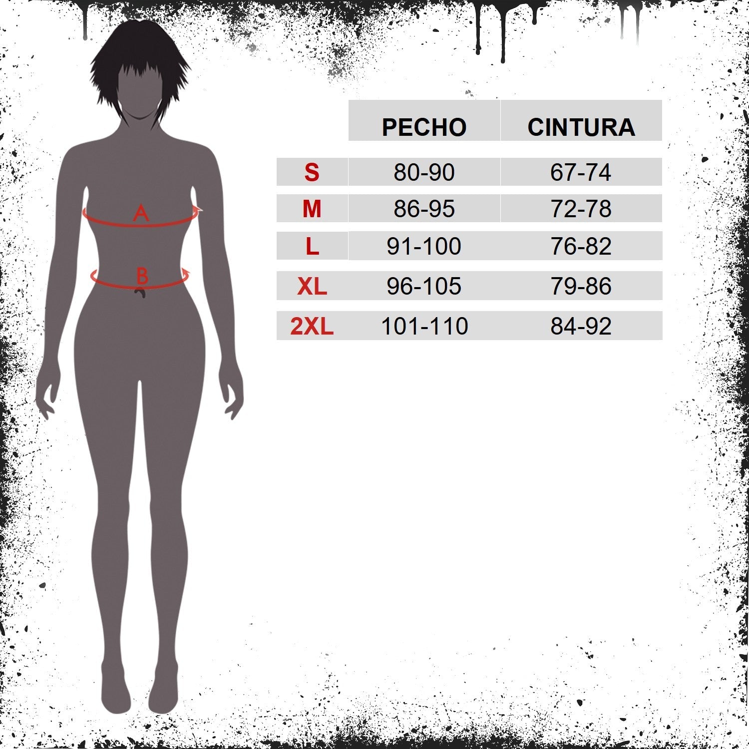 Corsé Rojo y Negro - Crazyinlove