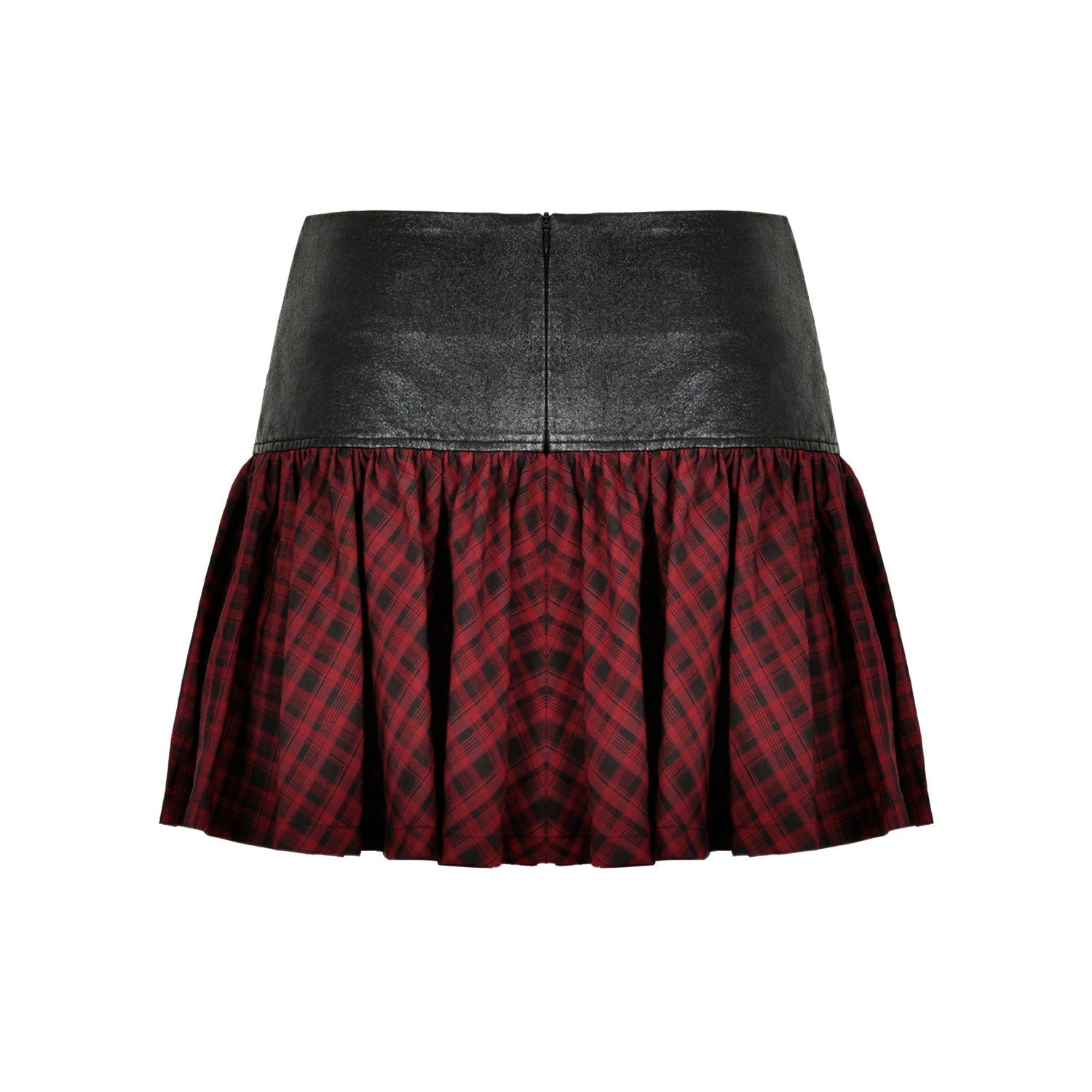 Falda con Tartán Rojo y Negro - Crazyinlove
