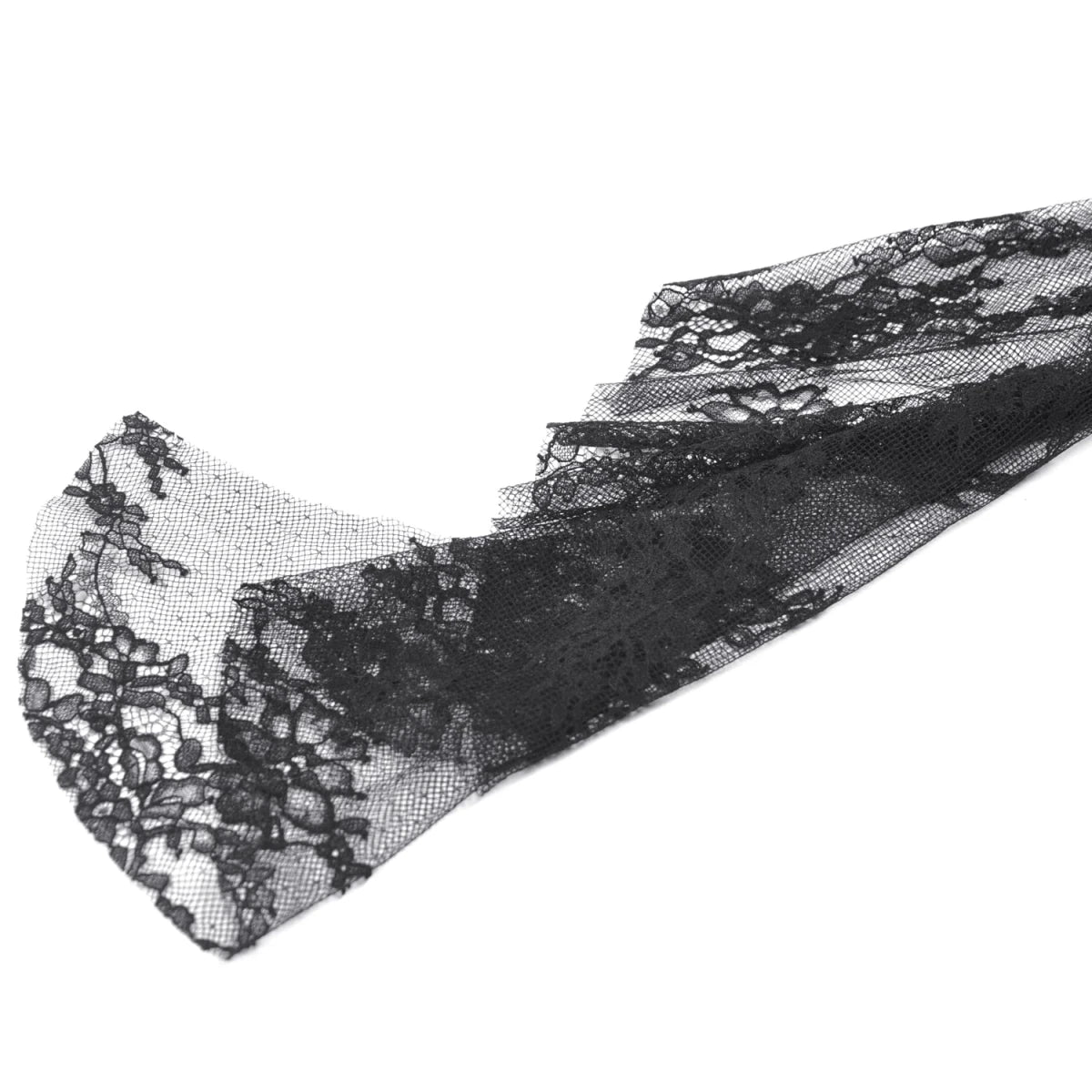 Falda de Tul y Encaje con Bajo Asimétrico de Picos - Crazyinlove