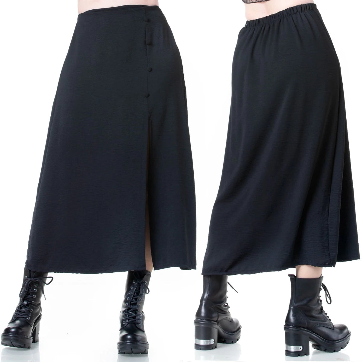 Falda Midi con Abertura Lateral - Crazyinlove