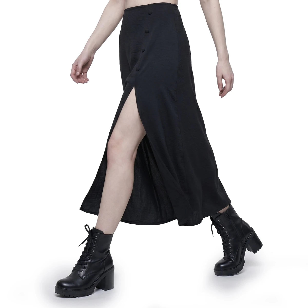 Falda Midi con Abertura Lateral - Crazyinlove
