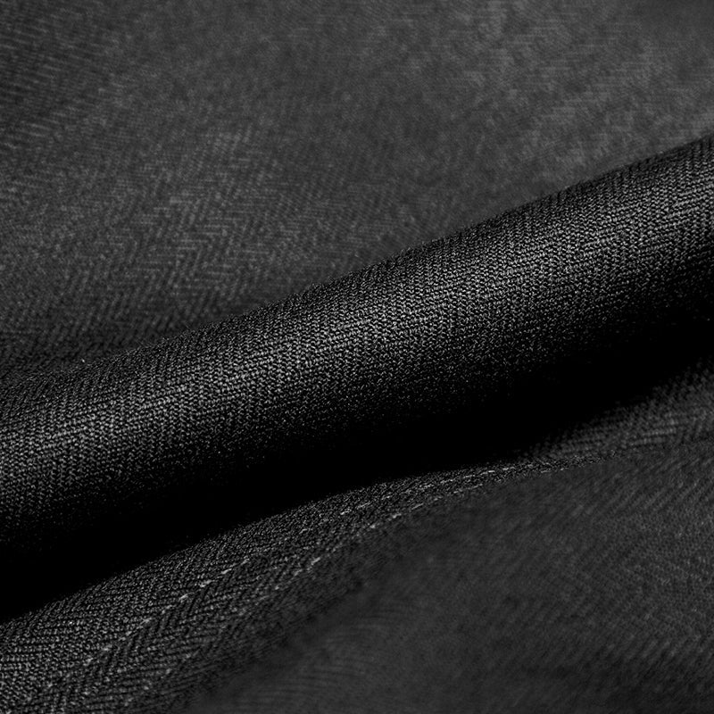 Frac Gótico Hombre Negro Efecto Dos Piezas - Crazyinlove