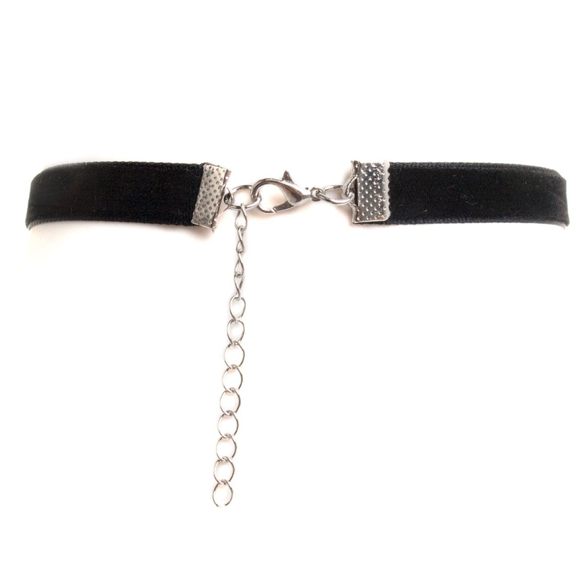 Gargantilla de Terciopelo Negro con Medallón de Cruz - Crazyinlove