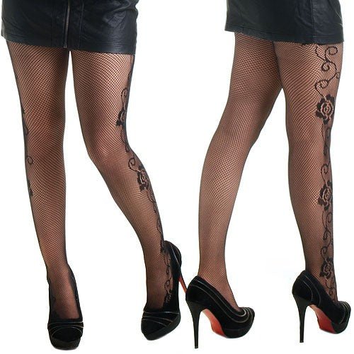 Medias Rejilla con Dibujos - Crazyinlove
