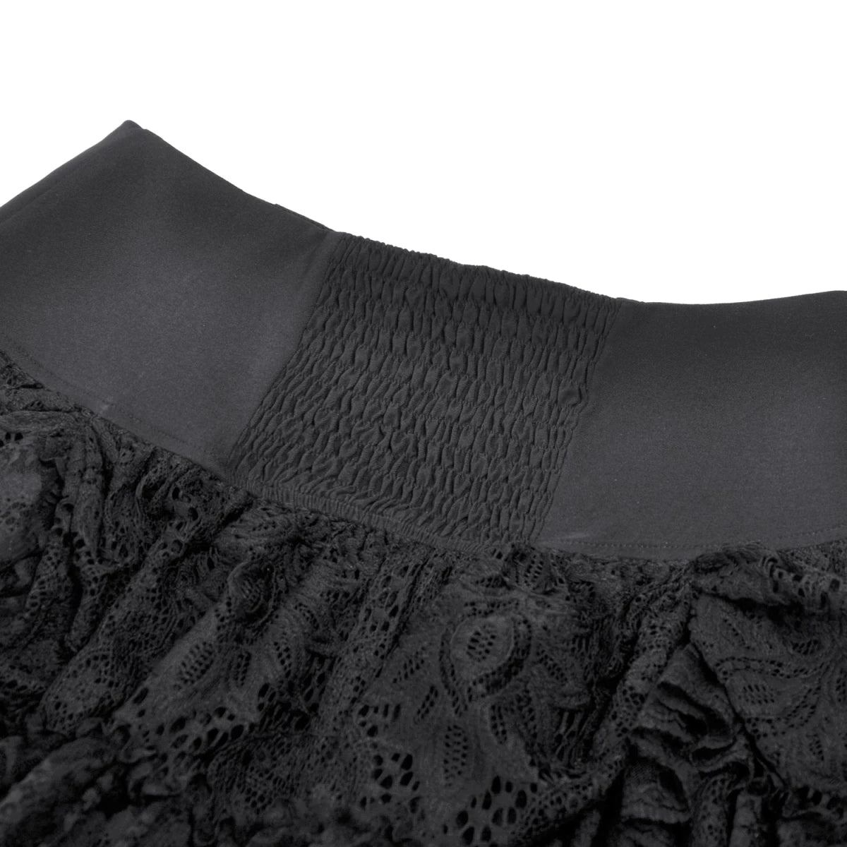 Minifalda de Encaje con Volantes y Hebillas - Crazyinlove