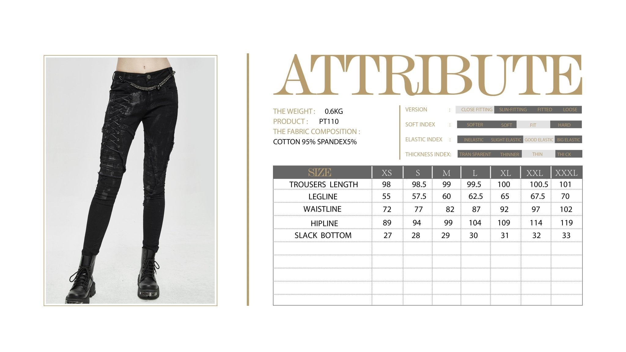 Pantalón Asimétrico con Cruzado - Crazyinlove