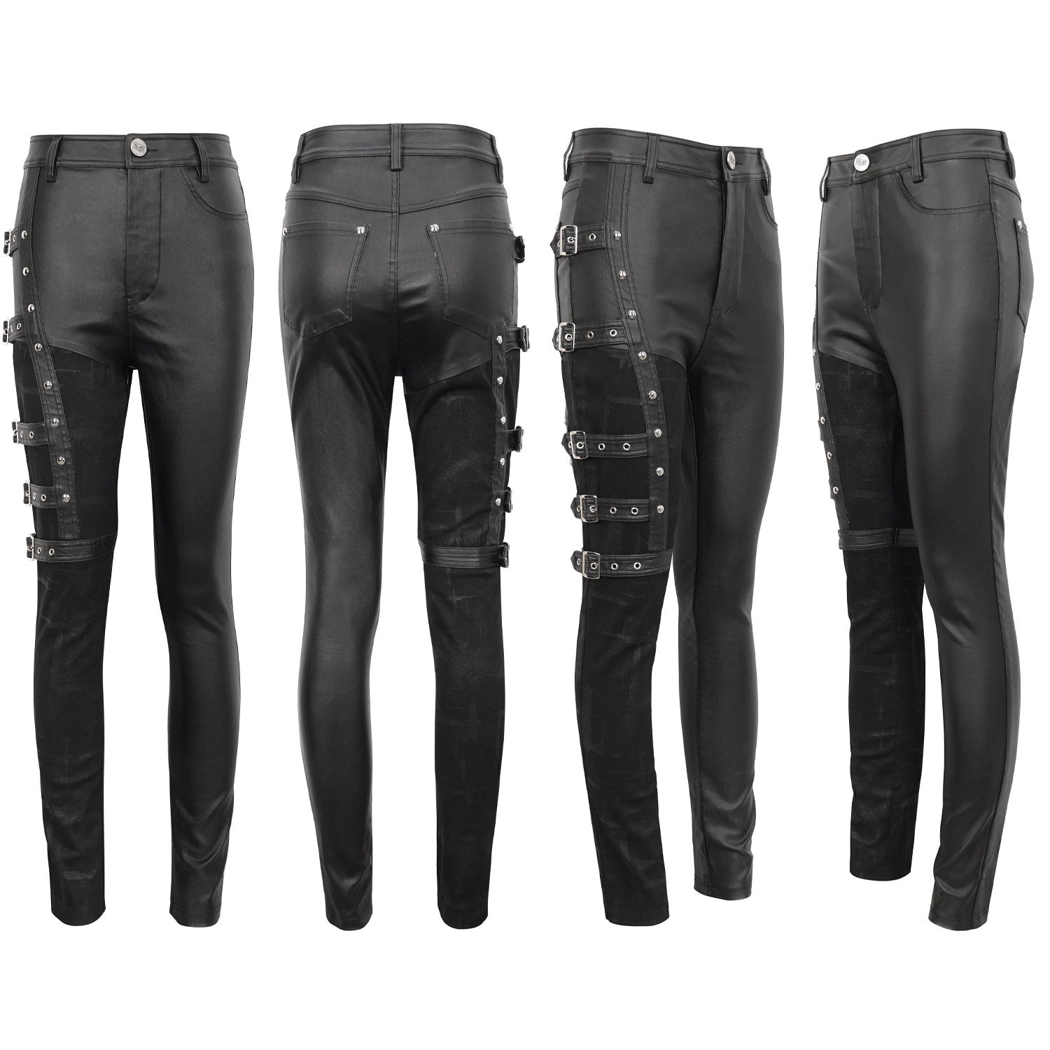Pantalón Asimétrico con Hebillas - Crazyinlove