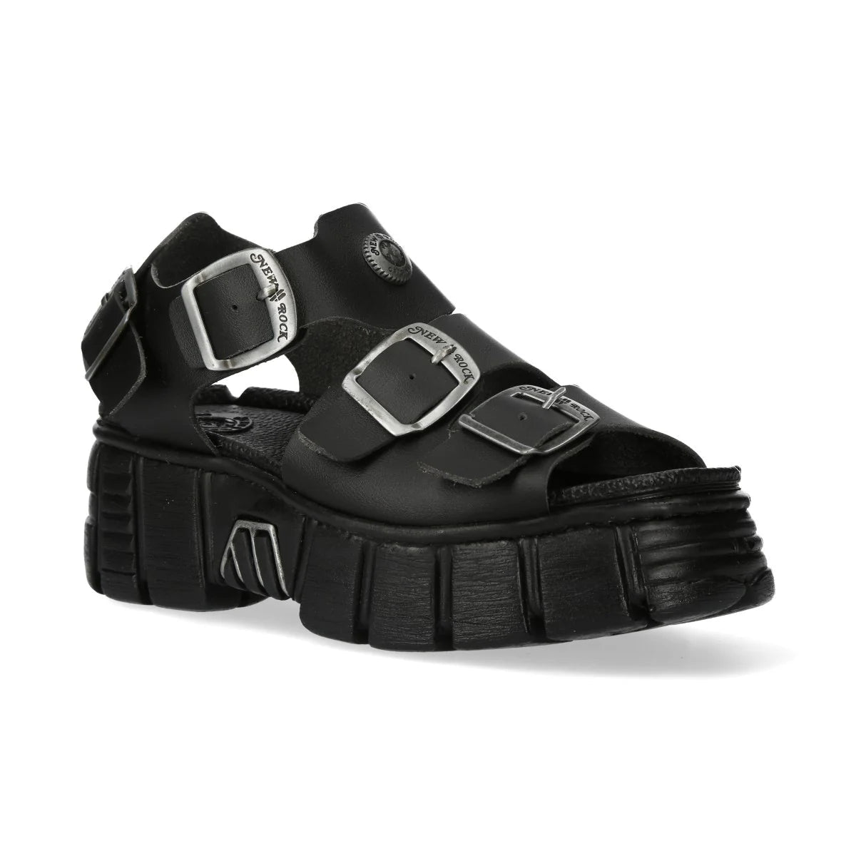 Sandalias Góticas Unisex con Plataforma Void Reactor - Crazyinlove
