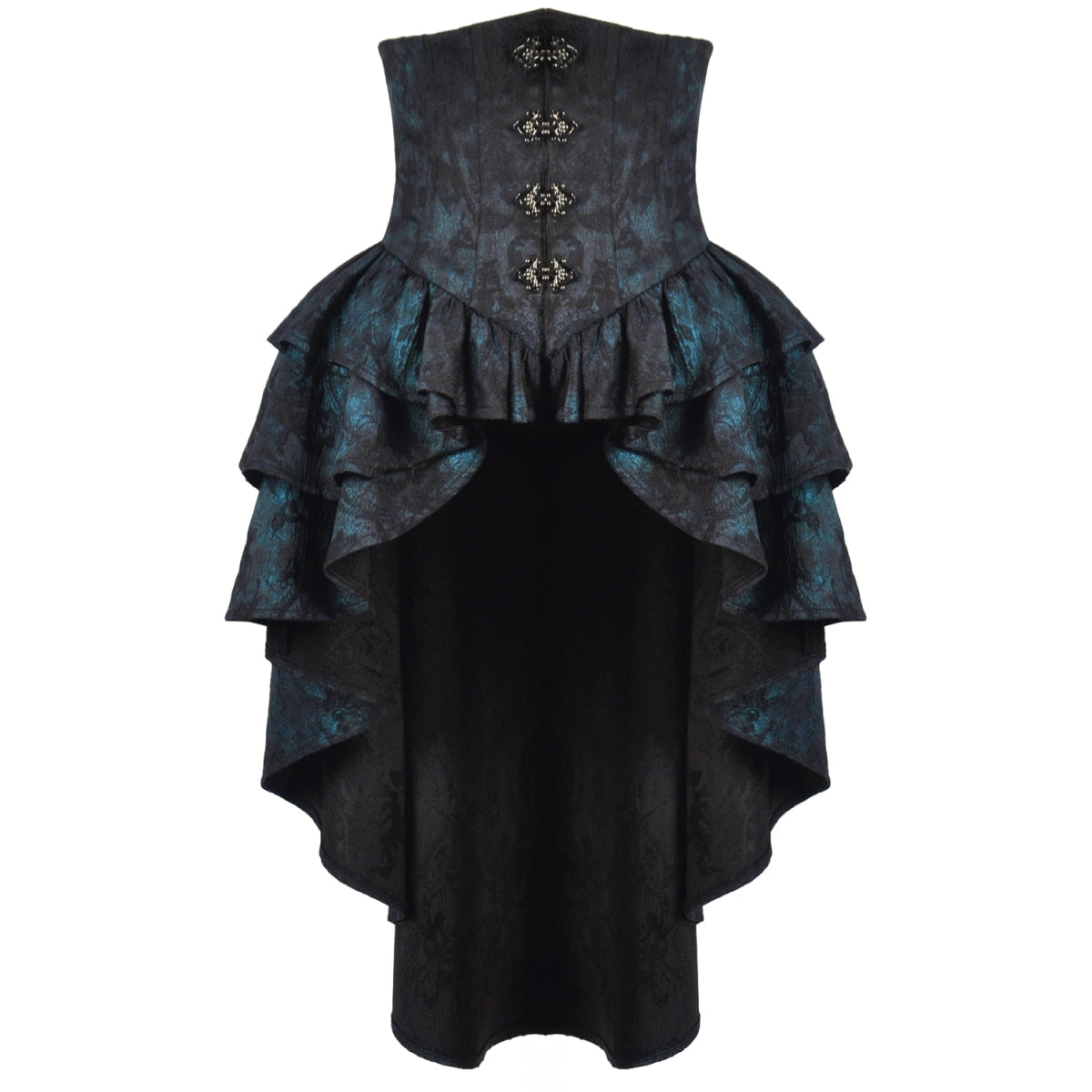 Sobrefalda GĂłtica con Cintura Corset y volantes - Crazyinlove