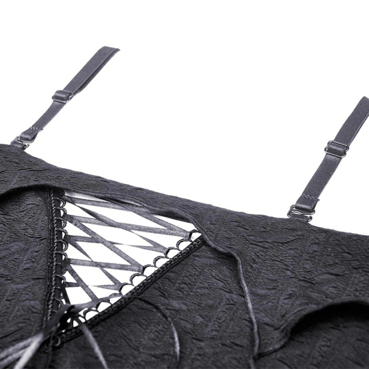 Top Corto con Hombros Descubiertos y Flecos - Crazyinlove