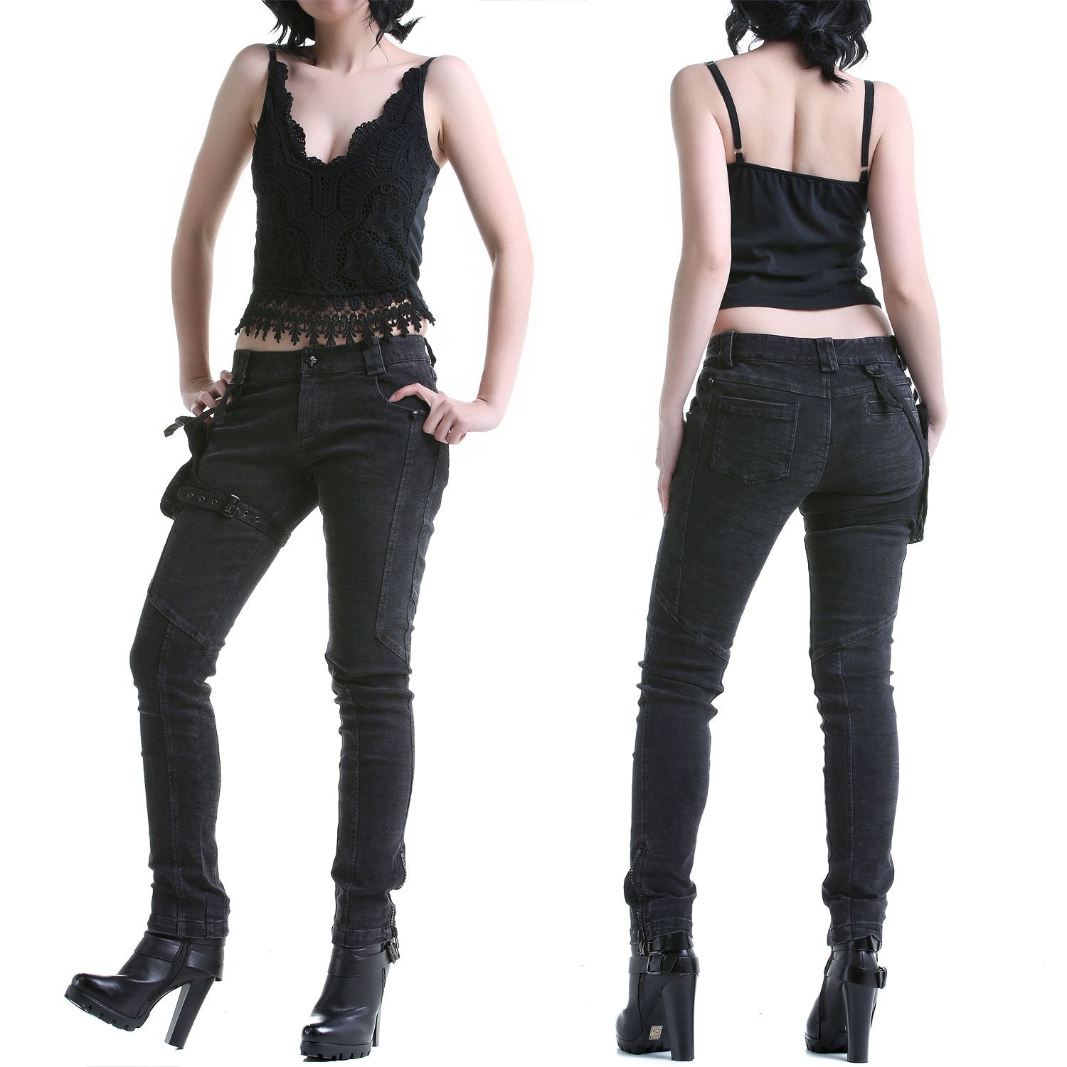 Top Negro de Guipur - Crazyinlove