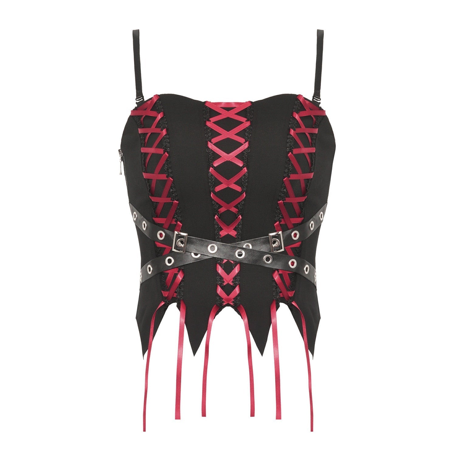 Top Rojo y Negro - Crazyinlove