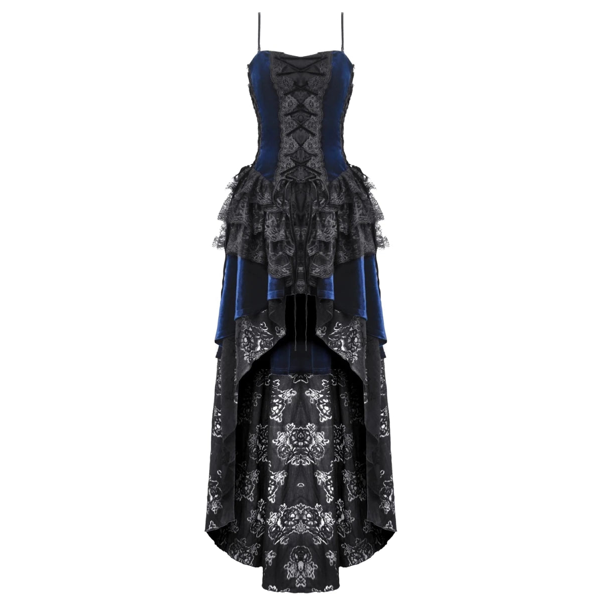 Vestido Asimétrico de Encaje con Escote Corazón - Crazyinlove