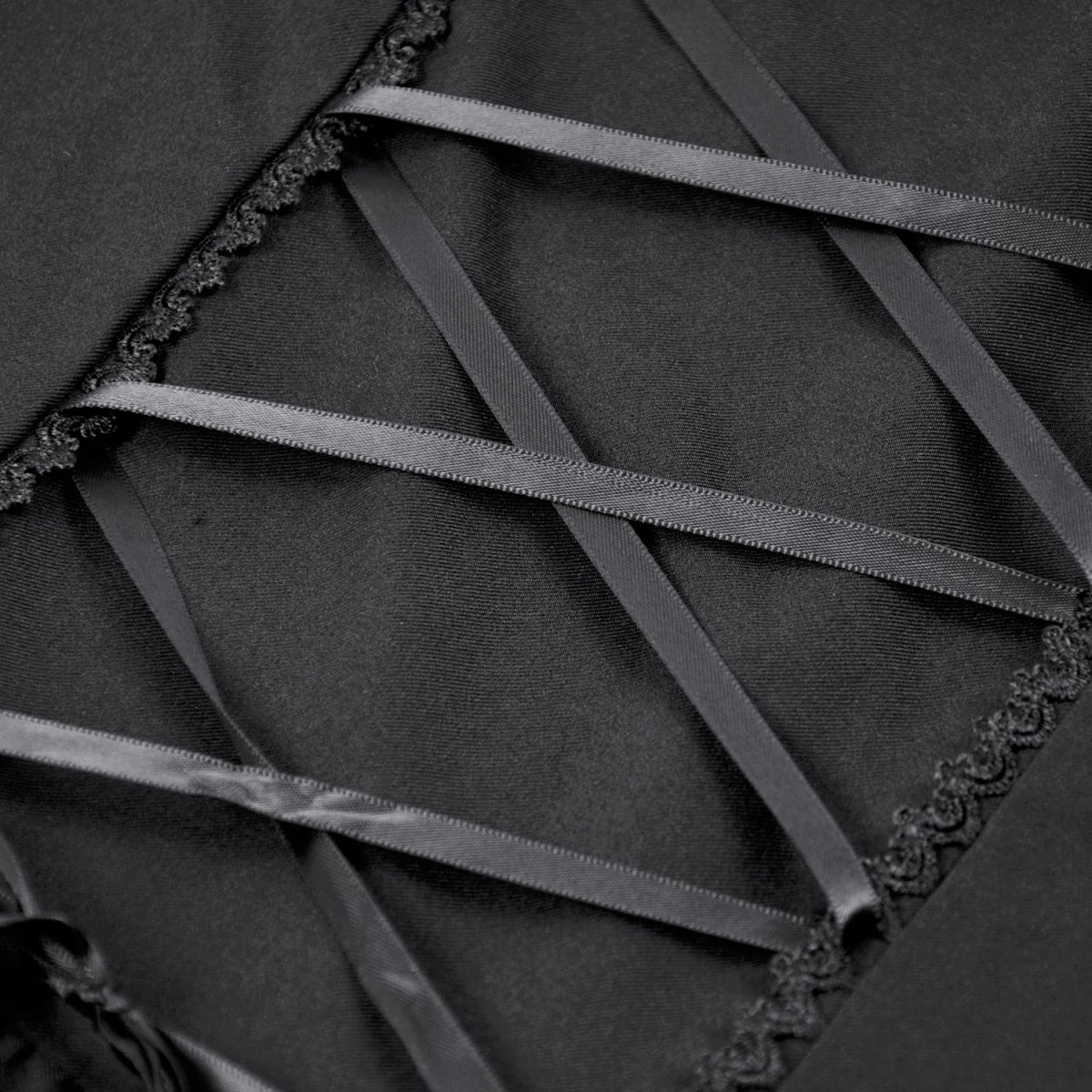 Vestido de Encaje con Botones y Lazada Trasera - Crazyinlove