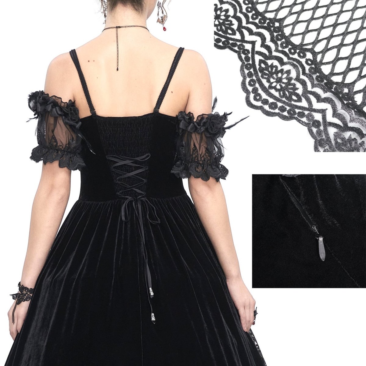 Vestido Elegante Rojo y Negro - Crazyinlove