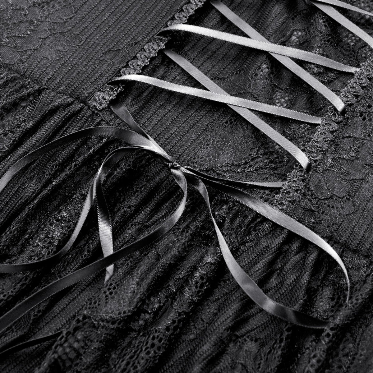 Vestido GĂłtico Encaje | Hombros CaĂdos - Crazyinlove