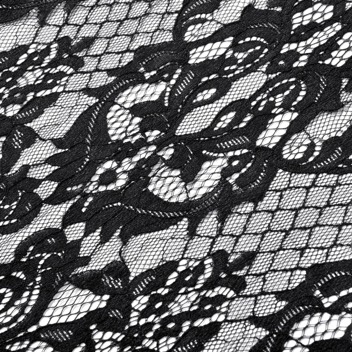 Vestido Gótico Largo de Encaje Barroco y Tul - Crazyinlove