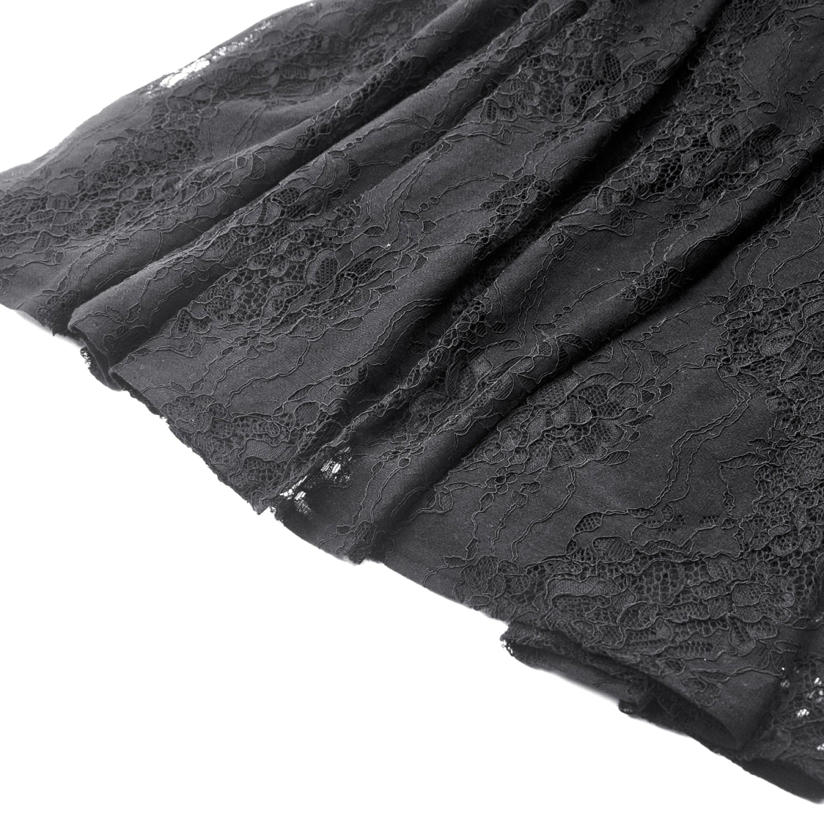 Vestido Largo GĂłtico Negro Terciopelo y Encaje - Crazyinlove