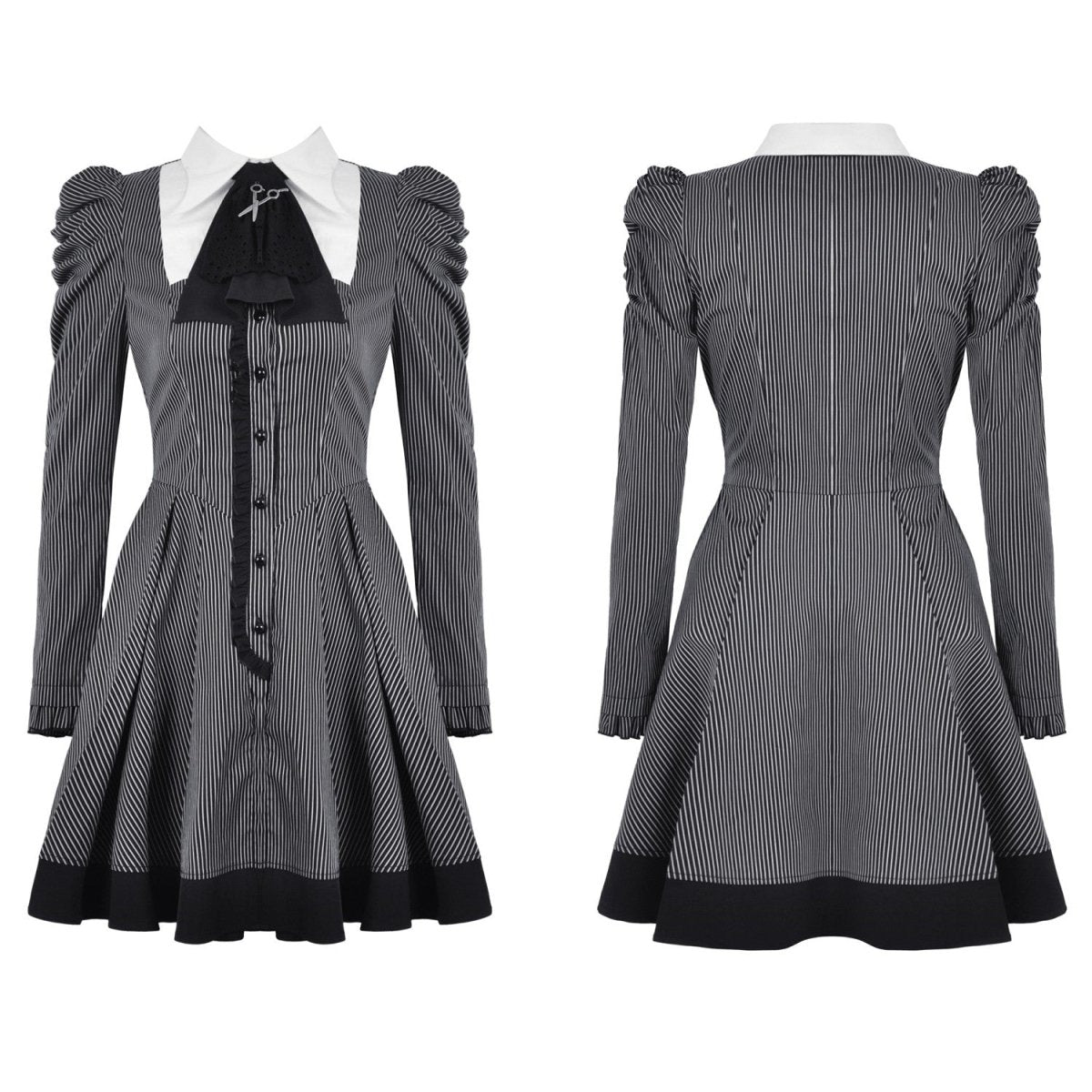 Vestido Negro y Blanco - Crazyinlove