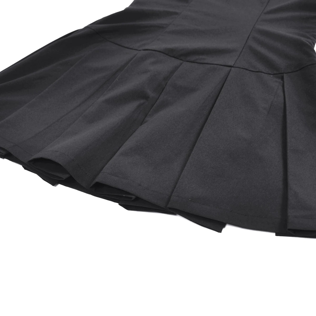 Vestido Punk Mini con Cremallera, Calavera y Cordones - Crazyinlove